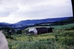 barn, road, fields, Saint Urbane, 1958, 1950s, CCQV02P02_12