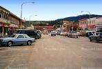 Cars, automobile, vehicles, Dawson City, 1970s