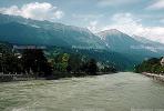 River, Mountains, Innsbruck, Alps, CEAV01P01_14.1516