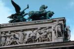 chariot, Biga, statues, Parliament Building, Vienna