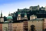 Buildings, colorful, Hohensalzburg Castle, Salzburg