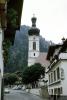 Church, Cathedral, Building, Road, Tower, Salzkammergut, CEAV01P13_14
