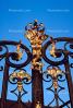 Ornate Gate, Wrought Iron, decorative, Hradcany Castle, Prague, CECV01P10_12.1516