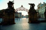 Entrance Gate, Hradcany, Castle Prague, CECV01P11_09.0643