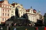 Jan Hus Memorial, Old Town Square, Prague, CECV01P14_13