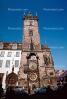 Astronomical Clock, Old Town Square, Prague, Round, Circular, Circle, outdoor clock, outside, exterior, building, CECV02P01_12.1516
