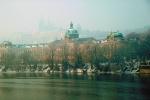 Vltava River, snow, ice, cold, Winter