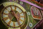 Clock Garden, ornate, Tivoli Gardens, landmark, opulant, outdoor clock, outside, exterior, building, roman numerals