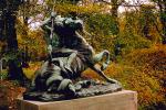 Horse statue, statuary, fall colors, art, artform, Copenhagen, autumn, CEDV01P02_15.0644