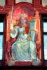 Queen with Sword, commandments, Tablet, Throne, Wall Mural, outdoors