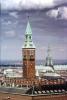 Tower, Town Hall Square, Copenhagen, Borsen, Tower of the former Stock Exchange