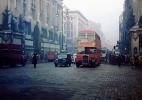 1940s, downtown London, Selfridge  Store, Oxford Street, Doubledecker Bus