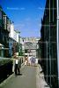 street, walkway, Kynance B&B, Saint Ives, England, 1965, 1960s