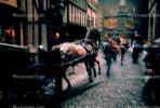Horse Carriage, York, England, Edinburgh, Scotland, 1950s, CEEV01P10_10.2039