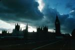 London, House of Parliament, landmark, clouds, big ben