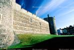 Wall, Turret, Tower, Windsor Castle, England, CEEV03P01_15