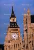 London, House of Parliament, River Thames, Big Ben Clock Tower, landmark, roman numerals, CEEV04P01_15.2583