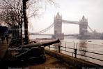 Tower Bridge, London, River Thames, cannons
