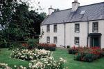 garden, flowers, home, house, building, Melrose, Scotland