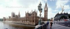 House of Parliament, Big Ben, Bridge, Panorama, CEEV05P15_10