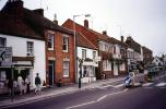 Houses, Homes, street, buildings, Glastonbury, England, CEEV06P03_16