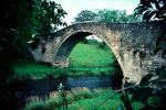 Arch Bridge over Creek, Brig O' Doon, Alloway, Ayrshire, Scotland, CEEV06P11_01