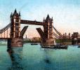 Tower Bridge, London, River Thames, 1800's, CEEV07P04_15
