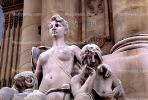 Statue, Woman, Female, Breast, Face, bare midriff