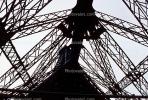 Lattice work, Eiffel Tower, Paris, CEFV01P05_04
