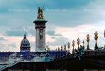Pegasus the Flying Horse, Golden statues on the Pont Alexandre III, Paris