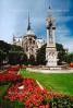 Square Jean XXIII, Garden, Flowers, statue, Fountain of the Virgin, CEFV02P06_01.2584