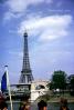Eiffel Tower from the River Seine, May 1967, 1960s, CEFV02P15_19