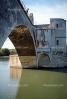 Pont Saint-Benezet Bridge, Pont d'Avignon, Rhone River, medieval bridge, Chapel of Saint Nicholas, ruins, landmark, CEFV04P01_02.2585