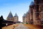 Fortress of Carcassonne, CitŽ de Carcassonne, Landmark, CEFV04P04_11.2585