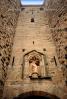 Statue, Fortress of Carcassonne, Cite de Carcassonne, keystone, stone wall, statue, CEFV04P04_14.2585