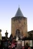 Fortress of Carcassonne, CitŽ de Carcassonne, Tower, Turret, Castle, CEFV04P05_03