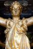 Golden Statue, Woman, Robes, Gilded