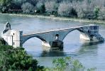 Pont Saint-BŽnezet Bridge, Pont d'Avignon, Rhone River, Avignon, CEFV06P01_15