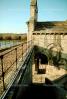 Pont Saint-Benezet Bridge, Pont d'Avignon, Rhone River, medieval bridge, Chapel of Saint Nicholas, ruins, landmark, CEFV06P01_19.2587
