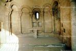 interior, inside, Chapel of Saint Nicholas, Pont Saint-Benezet Bridge, Pont d'Avignon, Rhone River, medieval bridge, ruin, Avignon, CEFV06P02_03