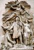 bas-relief statues in Paris, Angels, Herald, wings, CEFV06P03_11.2587