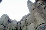 Castle, Church, Mont Saint Michel, Normandy, France, CEFV06P08_09