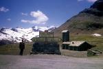 Col De L'iseran, Alps, grey-stone church, Home, House, Glacier, July 1971, 1970s, CEFV07P01_17