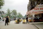 Corner Cafe, Le Longchamps, Sidewalk, Champs Elysees, May 1959, 1950s, CEFV07P02_17