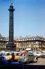 Monument, Place Vendome, Napoleon-I, 1806, Hardowin Mansart, Citroen 2CV, Cars, automobile, vehicles, May 1959, 1950s, CEFV07P03_07