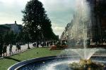 Water Fountain, aquatics, Trees, Champs Elysees, September 21 1960, 1960s, CEFV07P15_15