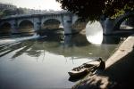 River Seine, Rowboat, Bridge, Water, Bucolic, Cottagecore, CEFV08P02_03