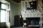 Ornate Fireplace, Chateau, mansion, painting, opulant, CEFV08P09_19