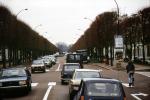 Champs Elysees, Champs-?lys?es, lights, cars, automobile, vehicles, December 1985