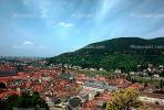Heidelberg, Baden-W?rttemberg, Karlsruhe, Red Roofs, River Nekar,  Oldenwald, Rooftops, Cityscape, Valley, Village, Town, CEGV01P04_11.2587